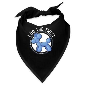 Ich mache den Twist Ballonverdrehung Ballonmodelli - Bandana - Schwarz - Vorne