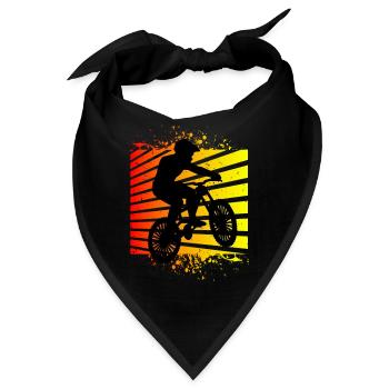 Mountainbike Mountainbiker - Bandana - Schwarz - Vorne