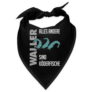 Wels fischen Kampf mit dem starken Wels - Bandana - Schwarz - Vorne
