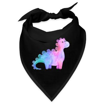 Dino - Bandana - Schwarz - Vorne