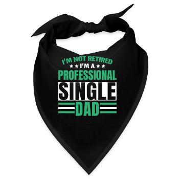 Ich bin nicht im Ruhestand, ich bin ein profession - Bandana - Schwarz - Vorne