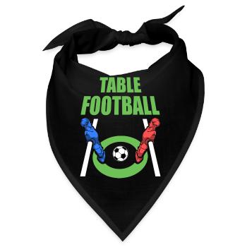 Spritziger Tischfußball Angreifer - Bandana - Schwarz - Vorne