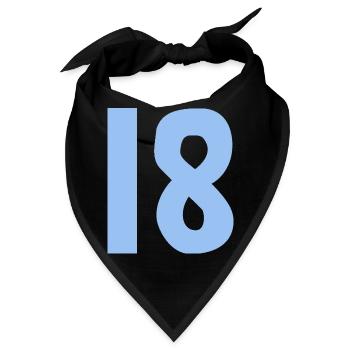 ALLES GUTE ZUM GEBURTSTAG. ALLES GUTE ZUM GEBURTSTAG. JAHRESTAG. - Bandana - Schwarz - Vorne