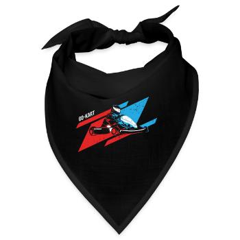 Kurviger Gokart Rennstreckenprofi - Bandana - Schwarz - Vorne