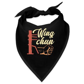 Wing Chun Geschenk - Bandana - Schwarz - Vorne