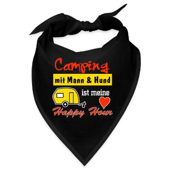 happy hour - Bandana - Schwarz - Vorne