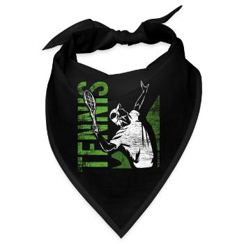 Pfeilschneller Tennis Aufschlag - Bandana - Schwarz - Vorne