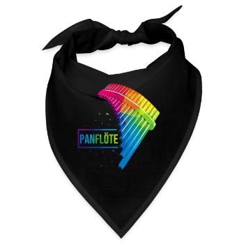 Melodische Panflöte Volksmusik - Bandana - Schwarz - Vorne
