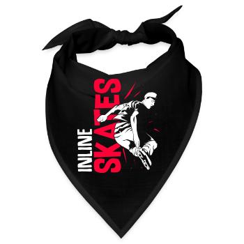 Rasante Inline Skates Asphaltkurs - Bandana - Schwarz - Vorne
