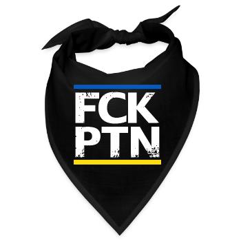 FCK PTN - Bandana - Schwarz - Vorne
