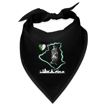ALGERIEN - Bandana Dreieckstuch - Schwarz - Vorne
