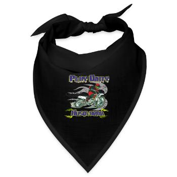 Husqvarna - Bandana Dreieckstuch - Schwarz - Vorne
