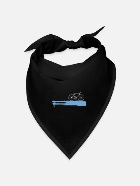 Fahrrad - Bandana Dreieckstuch - Schwarz