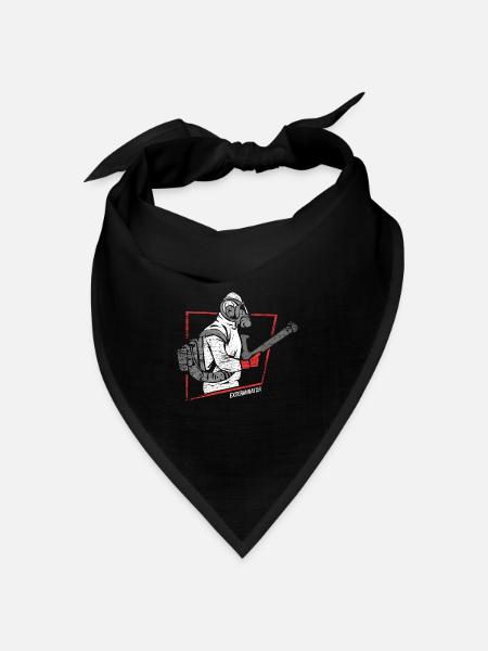 Beherzter Kammerjäger Wanzenjagd - Bandana Dreieckstuch - Schwarz