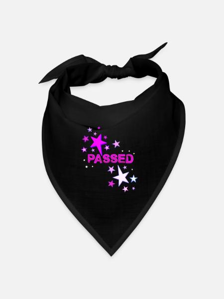 Bestanden - Bandana Dreieckstuch - Schwarz