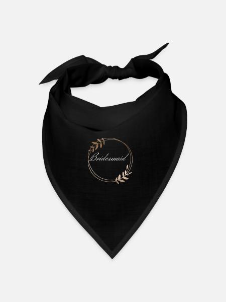 Bridesmade - Bandana Dreieckstuch - Schwarz