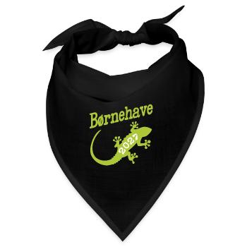 Dänischer Kindergarten 2027 - Bandana Dreieckstuch - Schwarz - Vorne