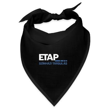 ETAP szinhazi tarsulas - Bandana Dreieckstuch - Schwarz - Vorne