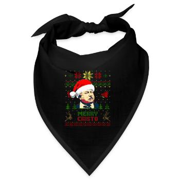 Alexandre Dumas Merry Cristo - Bandana Dreieckstuch - Schwarz - Vorne