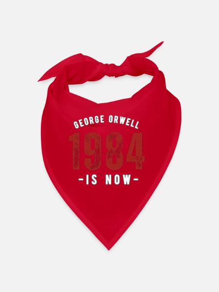 GEORGE ORWELL 1984 - Bandana - rouge