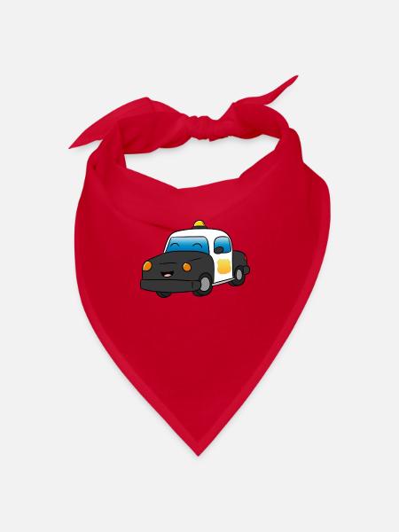 Polizei - Bandana - Rot - Vorne