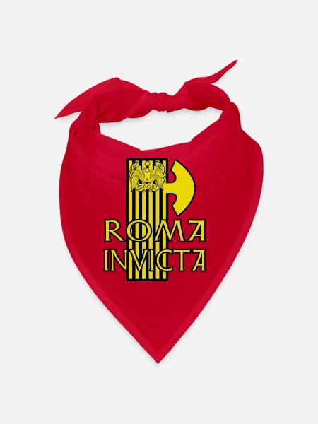 ROMA INVICTA Römer Rom SPQR Roma - Bandana - Rot - Vorne
