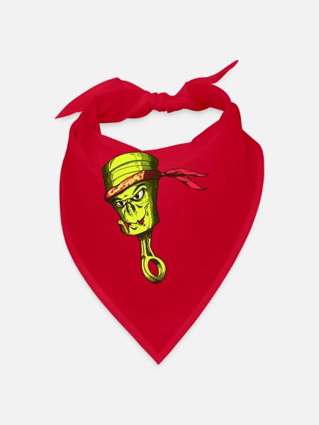 GROMPY GROMSPiRACY - Bandana - Rot - Vorne
