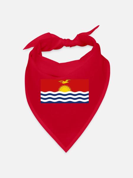 Kiribati - Bandana - Rot - Vorne