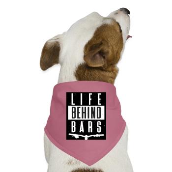 MOUNTAINBIKE life behind bars - Hunde-Bandana Dreieckstuch - Mauve - Vorne
