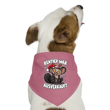 Rentier war ausverkauft - Hunde-Bandana Dreieckstuch - Mauve - Vorne