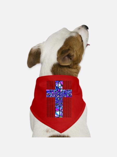 BLAUES KREUZ ADMIRABLE - Hunde-Bandana Dreieckstuch - Rot