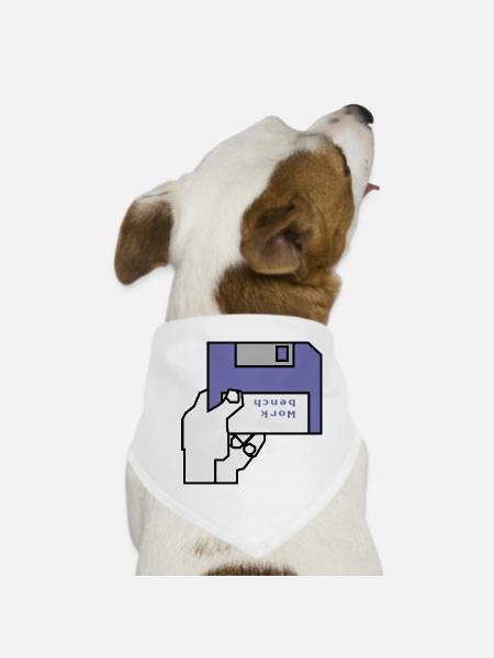 Work bench - Hunde-Bandana - Weiß