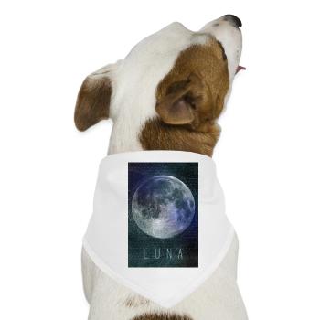 LUNA - Hunde-Bandana - Weiß - Vorne