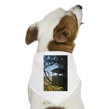 Glottertal Hochsitz Poster - Hunde-Bandana - Weiß - Vorne