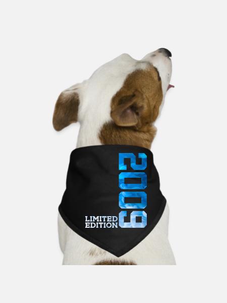 17TH BIRTHDAY LIMITED EDITION 2009 - Dog Bandana - black - Front