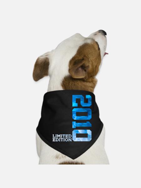 16TH BIRTHDAY LIMITED EDITION 2010 - Dog Bandana - black - Front