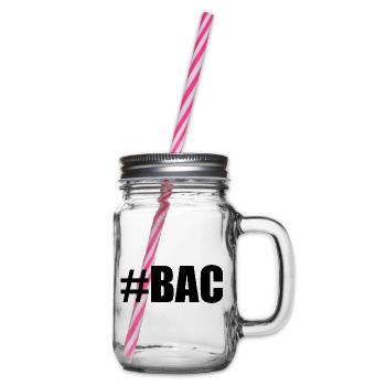 FÄHRE. BACCALAUREAT. PATENT. DNB. PRÜFUNG. GUT GEMACHT - Henkelglas mit Schraubdeckel - Klar - Rechts