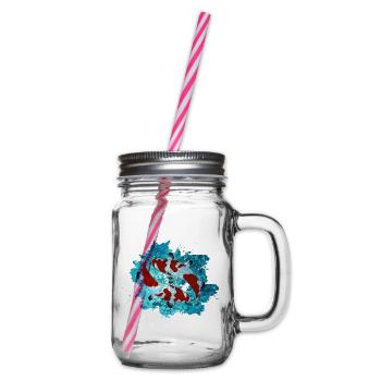 Koi - Henkelglas mit Schraubdeckel - Klar - Rechts