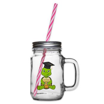 Graduation Turtle - Henkelglas mit Schraubdeckel - Klar - Rechts