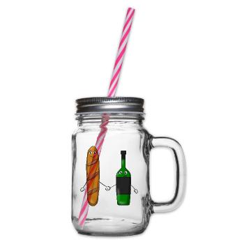 Baguette Wine - Henkelglas mit Schraubdeckel - Klar - Rechts