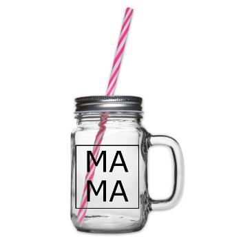 Mama Mama - Henkelglas mit Schraubdeckel - Klar - Rechts