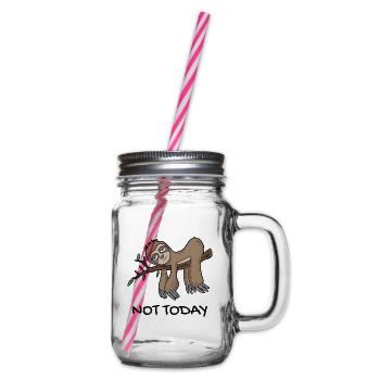 sloth - Glass jar with handle and screw cap - clear - Right