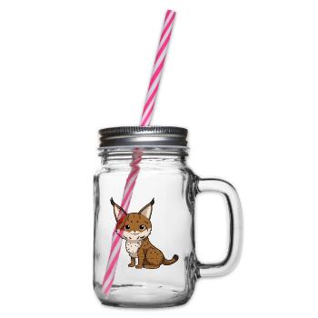 Luchs - Henkelglas mit Schraubdeckel - Klar - Rechts