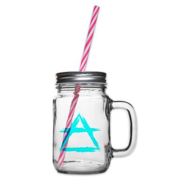 Element Symbol Luft - Henkelglas mit Schraubdeckel - Klar - Rechts