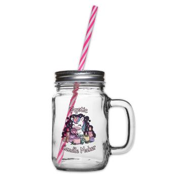 Mystic Candle Maker. - Glass jar with handle and screw cap - clear - Right