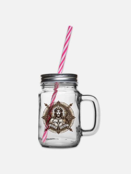 Logo de l’Antiq de Jésus-Christ - Bocal à boisson - transparent