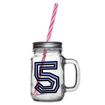 5. 5 YEARS - Glass jar with handle and screw cap - clear - Right