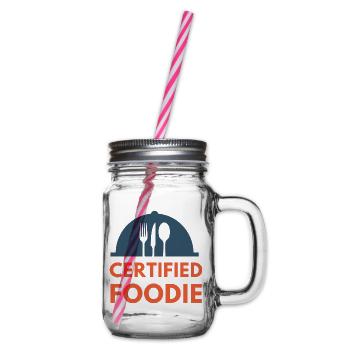 certified food lover Essen Foodie - Henkelglas mit Schraubdeckel - Klar - Rechts