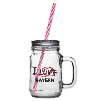 Bayern - Henkelglas mit Schraubdeckel - Klar - Rechts