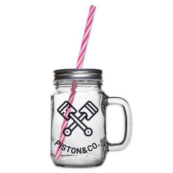 PISTON - CO - Glass jar with handle and screw cap - clear - Right